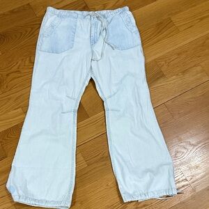 Light Blue Drawstring Pants